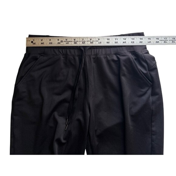 Tek Gear Womens Black Jogger Capri’s S With Drawstring Waist & Zip Back Pockets - Picture 4 of 6
